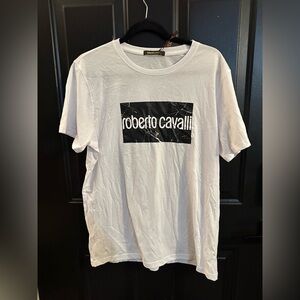 New Roberto Cavalli white tee